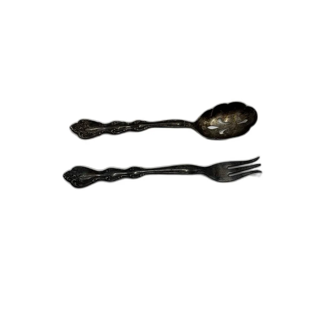 VTG.  1964 International Silver Co. Silver plated Serving Set Interlude Pattern